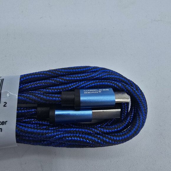 Wireless Gear 6 ft micro usb sync and charge cable. Fabric material. - Picture 3 of 4